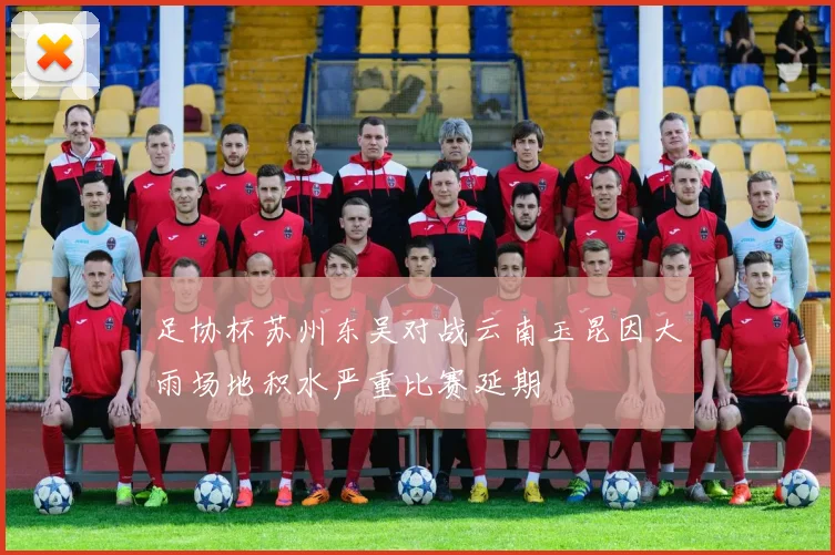 足协杯苏州东吴对战云南玉昆因大雨场地积水严重比赛延期